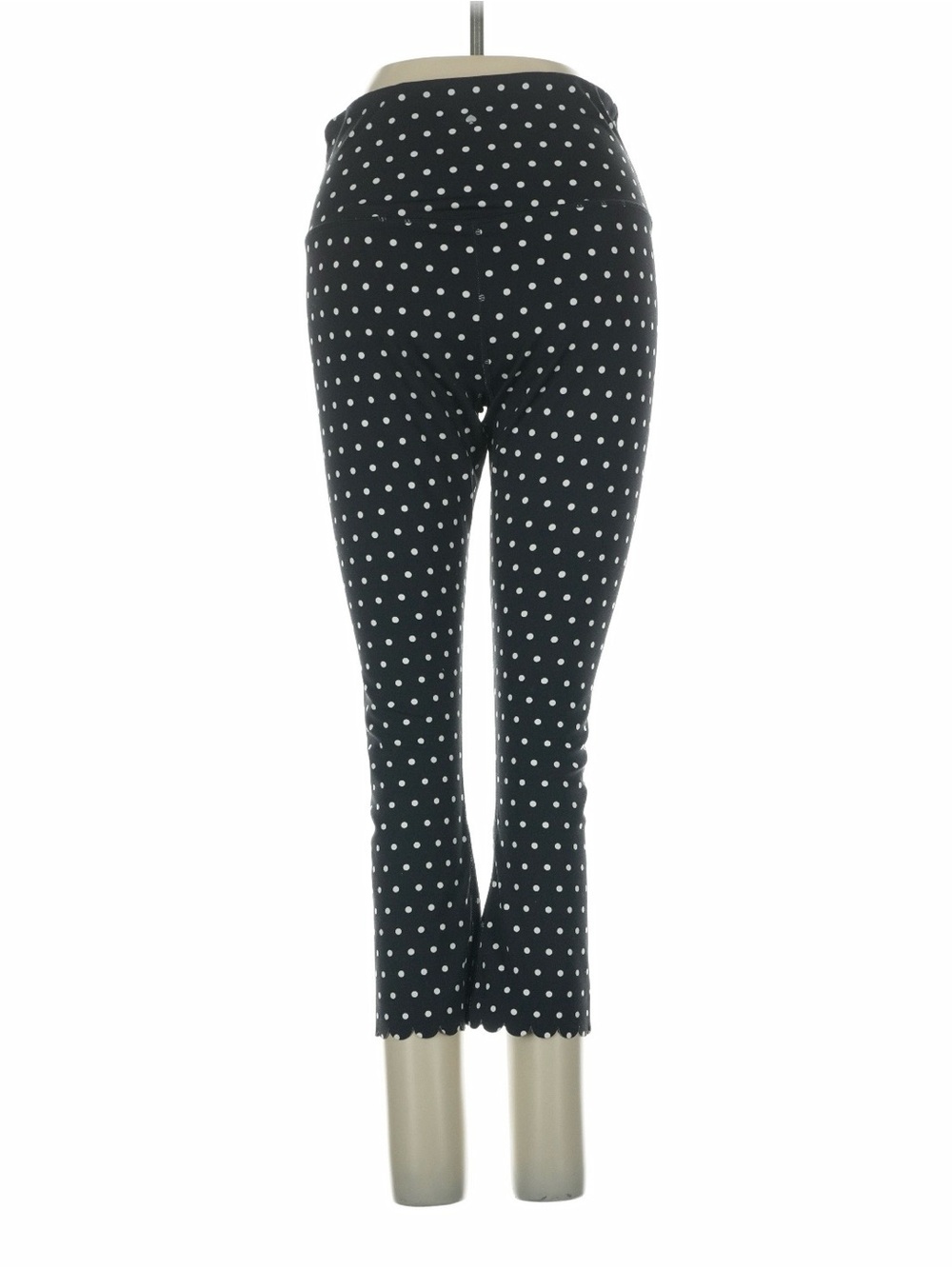 kate spade Black and White Polka Dot Crop Leggings